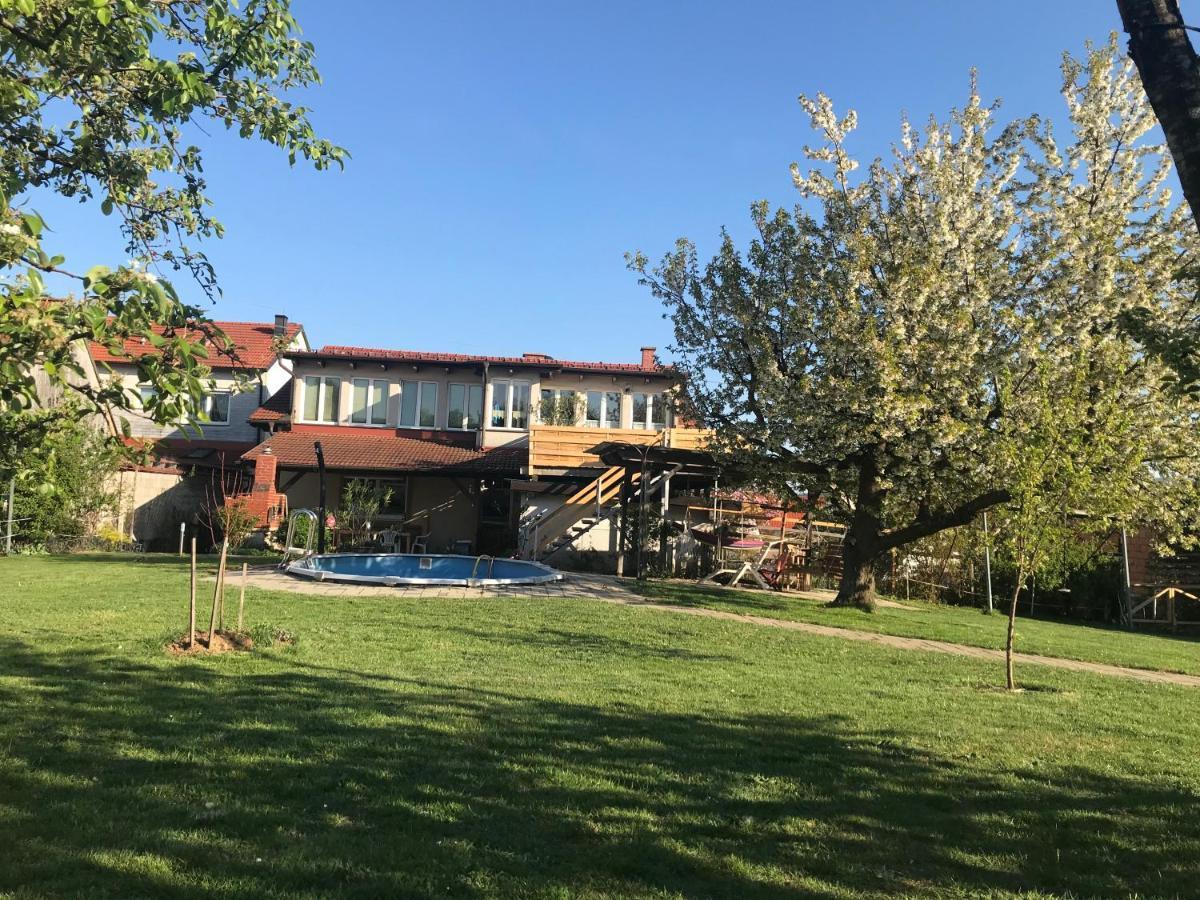 Helle, Offene Dachgeschosswohnung Mit Terrasse Oberloisdorf Exteriér fotografie